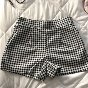 Gingham shorts